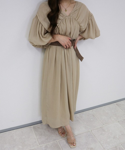 セール パフスリーブコットンライクマキシワンピース ワンピース Royal Party ロイヤルパーティー のファッション通販 Zozotown