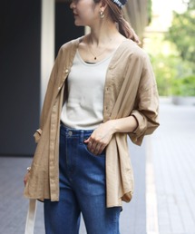 SLOBE IENA | コットンレーヨンボイルオーバーシャツ【手洗い可能】◆(シャツ/ブラウス)