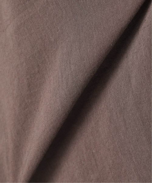 SLOBE IENA（スローブイエナ）の「コットンレーヨンボイルオーバーシャツ【手洗い可能】◆（シャツ/ブラウス・レディース・チャコールグレー/パープル/ベージュ・FREE）」の19枚目の写真