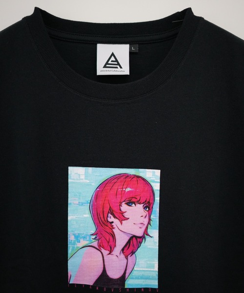 9090（ナインティナインティ）の「【WEB限定】LHP/エルエイチピー/アニメーションプリントプリントTシャツ（Tシャツ/カットソー・レディース・ホワイト/ブラック・MEDIUM/LARGE）」の11枚目の写真