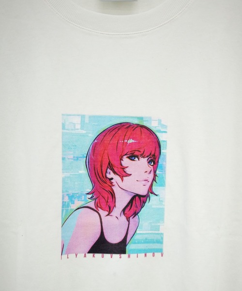 9090（ナインティナインティ）の「【WEB限定】LHP/エルエイチピー/アニメーションプリントプリントTシャツ（Tシャツ/カットソー・レディース・ホワイト/ブラック・MEDIUM/LARGE）」の18枚目の写真