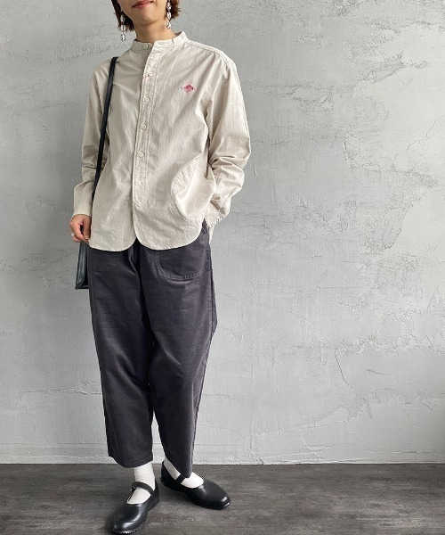 DANTON（ダントン）の「[DANTON/ダントン] ストレッチコーデュロイ イージーパンツ（その他パンツ・レディース・オフホワイト/サックスブルー/ダークグレー/マスタード/グレイッシュベージュ・36）」の20枚目の写真