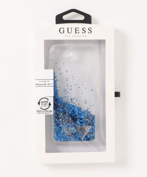 Guess(ゲス)の「【GUESS】ゲス GLITTER COLLECTION NEW iPhoneケース iPhone SE(第2世代),8,7(スマホケース/カバー・レディース・シルバー系その他/ゴールド系その他/ブルー系その他・FREE)」の4枚目の写真
