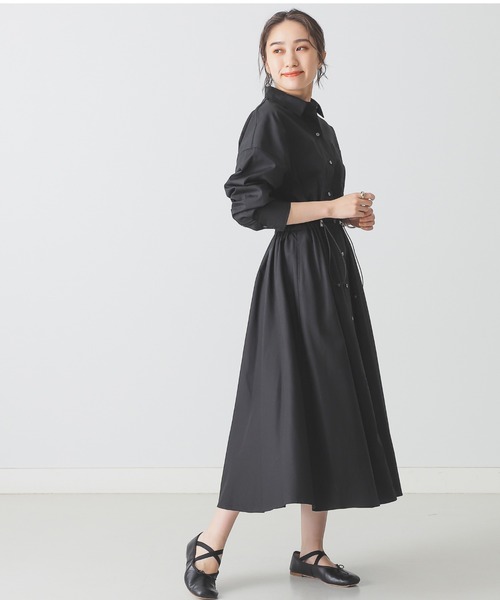 BEAMS LIGHTS（ビームスライツ）の「BEAMS LIGHTS / ウエストコード ワンピース（ワンピース・レディース・ライトブルー/ブラック・38/36）」の18枚目の写真