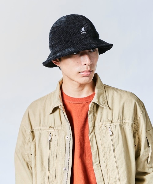 KANGOL(カンゴール)の「KANGOL Velour Slub Casual(ハット・メンズ・ダークグリーン/ブラック・X-LARGE/LARGE/MEDIUM)」の3枚目の写真
