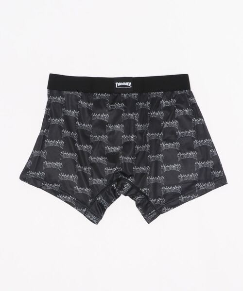 フレイムロゴボクサーパンツ パンツ アンダーウェア ファイアーパターン ボクサーパンツ アンダーウェア Publux パブリュクス のファッション ボクサーパンツ Thrasher スラッシャー