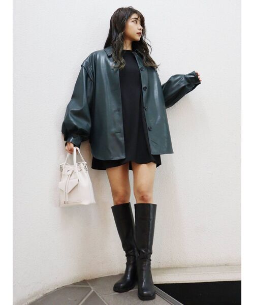 MURUA（ムルーア）の「ドローストリングBAG（ハンドバッグ・レディース・ホワイト/ブラック/ブラウン・FREE）」の9枚目の写真