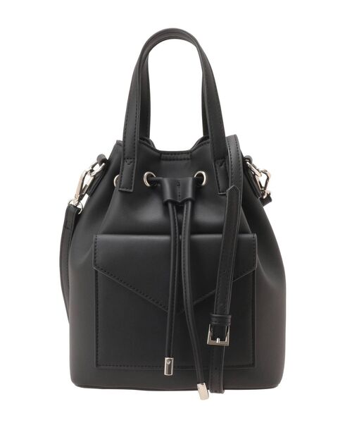 MURUA（ムルーア）の「ドローストリングBAG（ハンドバッグ・レディース・ホワイト/ブラック/ブラウン・FREE）」の12枚目の写真