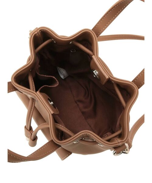 MURUA（ムルーア）の「ドローストリングBAG（ハンドバッグ・レディース・ホワイト/ブラック/ブラウン・FREE）」の16枚目の写真