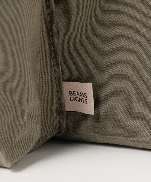 BEAMS LIGHTS（ビームスライツ）の「BEAMS LIGHTS / 塩縮ナイロン デイパック（トートバッグ・メンズ・ブラック/ブラウン系その他2・ONE SIZE）」の7枚目の写真