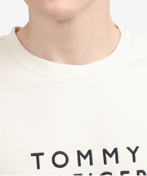 TOMMY HILFIGER（トミーヒルフィガー）の「ベーシックロゴトレーナー（スウェット・メンズ・ホワイト/ネイビー/グレー/グリーン/ホワイト系その他・MEDIUM/LARGE/SMALL/X-LARGE）」の10枚目の写真
