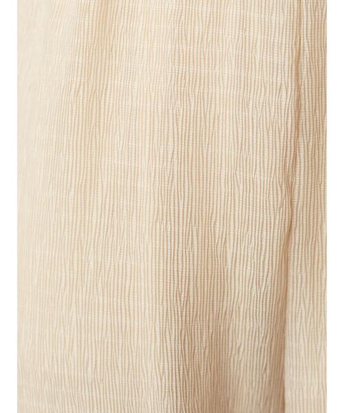 Green Parks(グリーンパークス)の「さらっと楊柳パンツ*(その他パンツ・レディース・ブラック/オレンジ/ライトベージュ・FREE)」の4枚目の写真