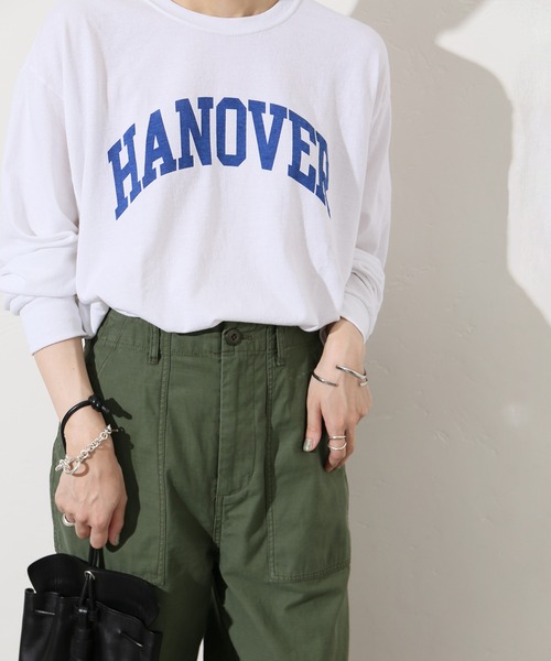 JOURNAL STANDARD（ジャーナルスタンダード）の「【Odub/オーダブ】HANOVER 別注ロングスリーブTシャツ◆（Tシャツ/カットソー・レディース・ネイビー/ホワイト/ベージュ・FREE）」の21枚目の写真