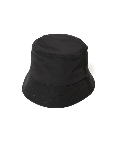 UNDECORATED（アンデコレイテッド）の「UNDECORATED アンデコレイテッド / RE:NY/ORGANIC CO HAT リサイクルナイロン オーガニックコットン バケットハット / UDS22903（ハット・メンズ・ブラック/ナチュラル/ダークブラウン・1/3）」の4枚目の写真