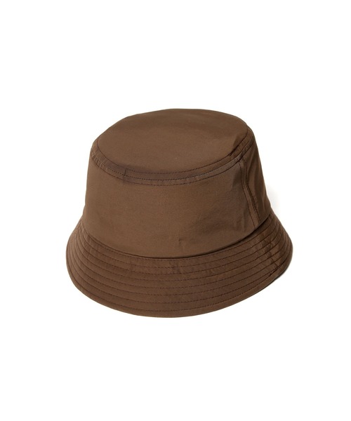 UNDECORATED（アンデコレイテッド）の「UNDECORATED アンデコレイテッド / RE:NY/ORGANIC CO HAT リサイクルナイロン オーガニックコットン バケットハット / UDS22903（ハット・メンズ・ブラック/ナチュラル/ダークブラウン・1/3）」の5枚目の写真