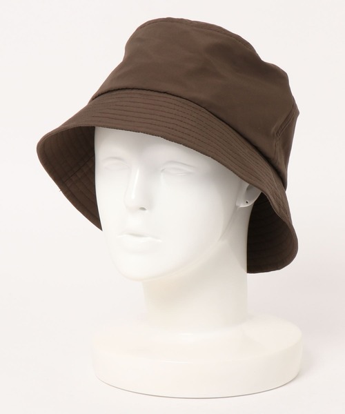 UNDECORATED（アンデコレイテッド）の「UNDECORATED アンデコレイテッド / RE:NY/ORGANIC CO HAT リサイクルナイロン オーガニックコットン バケットハット / UDS22903（ハット・メンズ・ブラック/ナチュラル/ダークブラウン・1/3）」の9枚目の写真
