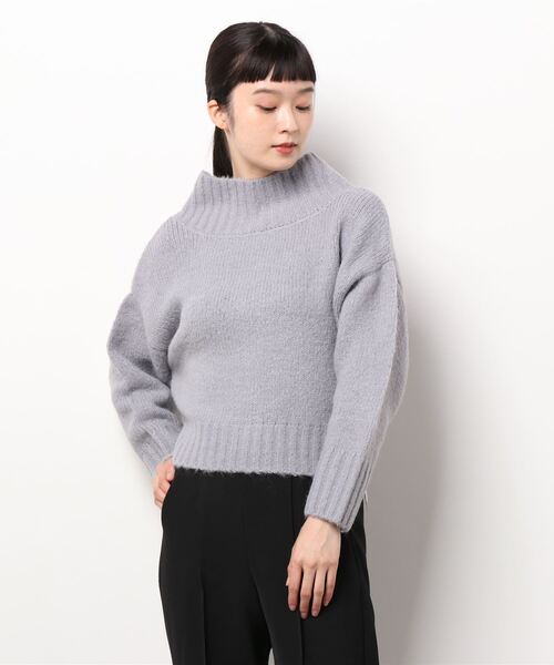 flower（フラワー）の「ジェムタートルニット（ニット/セーター・レディース・ブルー/アイボリー・FREE）」の21枚目の写真