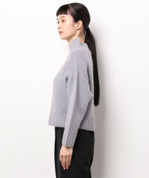 flower（フラワー）の「ジェムタートルニット（ニット/セーター・レディース・ブルー/アイボリー・FREE）」の20枚目の写真