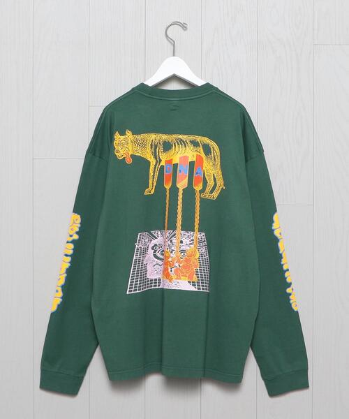 BRAIN DEAD(ブレインデット)の「<BRAIN DEAD>DNA LONG SLEEVE T-SHIRT/Tシャツ(Tシャツ/カットソー・メンズ・ケリー・M/L)」の2枚目の写真