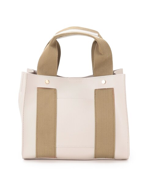 DRESKIP(ドレスキップ)の「◆ワイドテープトート(トートバッグ・レディース・ベージュ/ブラック/グレー/ブルー・00)」の3枚目の写真