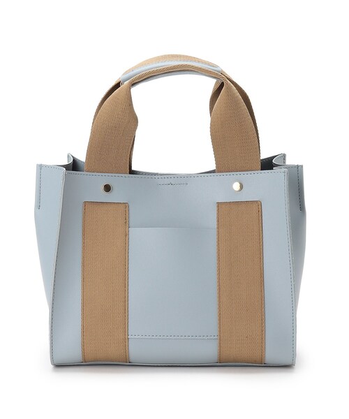 DRESKIP(ドレスキップ)の「◆ワイドテープトート(トートバッグ・レディース・ベージュ/ブラック/グレー/ブルー・00)」の4枚目の写真