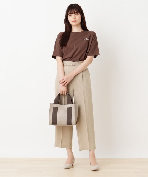 DRESKIP(ドレスキップ)の「◆ワイドテープトート(トートバッグ・レディース・ベージュ/ブラック/グレー/ブルー・00)」の11枚目の写真