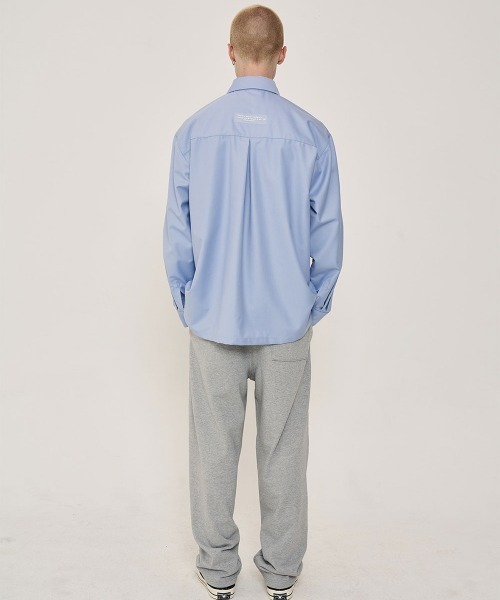 OY（オーワイ）の「『OY/オーワイ』ZIPPER POLA SHIRTS/ ジッパー ポーラ シャツ（シャツ/ブラウス・メンズ・ブルー/ホワイト/ブラック・FREE）」の18枚目の写真