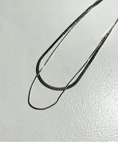 apres jour mignon（アプレジュールミニョン）の「【apresjour mignon×ARIAZ】二連ネックレス（ネックレス・レディース・ゴールド/シルバー・ONESIZE）」の4枚目の写真