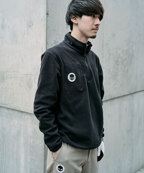 HYDROGEN(ハイドロゲン)の「《HYDROGEN/ハイドロゲン》マイクロパイルゴルフ/MICROPILE GOLF(Tシャツ/カットソー・メンズ・ブラック・LARGE/X-LARGE/MEDIUM/XX-LARGE/SMALL)」の4枚目の写真