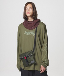 LIBERE リベーレ / CYBER FONT LOGO LONG SLEEVE ビッグシルエットサイバーフォントロゴプリントロンT / 215209-215210