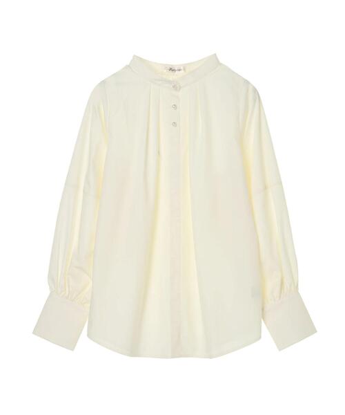 Furryrate（ファーリーレート）の「・furry rate パールボタンブラウス＊（シャツ/ブラウス・レディース・ブラック/アイボリー/マスタード/テラコッタ・FREE）」の5枚目の写真