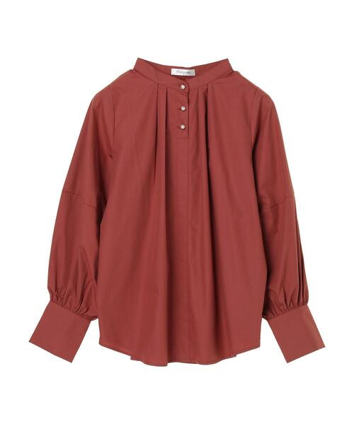 Furryrate（ファーリーレート）の「・furry rate パールボタンブラウス＊（シャツ/ブラウス・レディース・ブラック/アイボリー/マスタード/テラコッタ・FREE）」の7枚目の写真