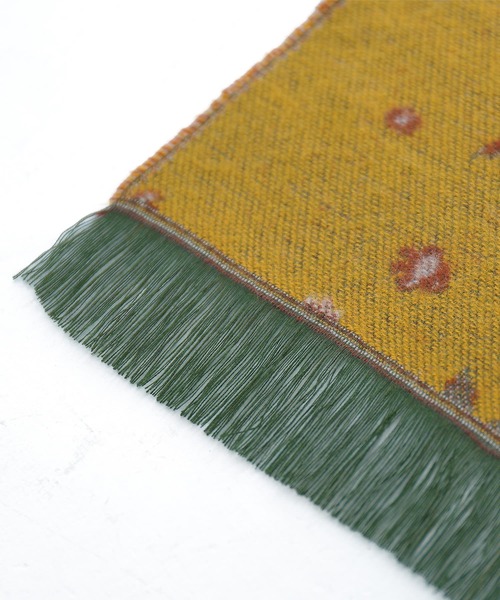 osharewalker（オシャレウォーカー）の「『フラワージャカードストール』（ストール/ショール・レディース・マスタード/グリーン/グレー・FREE）」の15枚目の写真