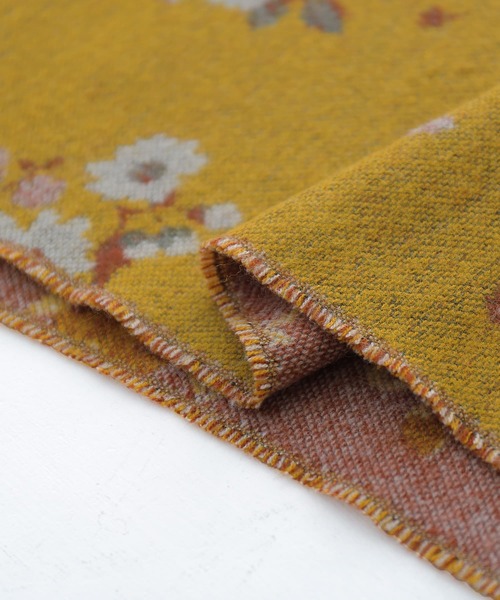 osharewalker（オシャレウォーカー）の「『フラワージャカードストール』（ストール/ショール・レディース・マスタード/グリーン/グレー・FREE）」の16枚目の写真