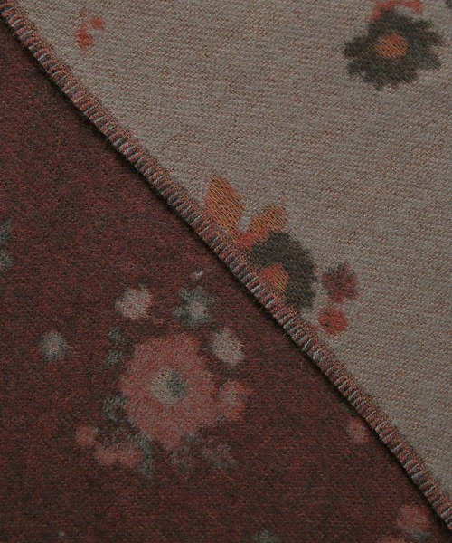 osharewalker（オシャレウォーカー）の「『フラワージャカードストール』（ストール/ショール・レディース・マスタード/グリーン/グレー・FREE）」の18枚目の写真