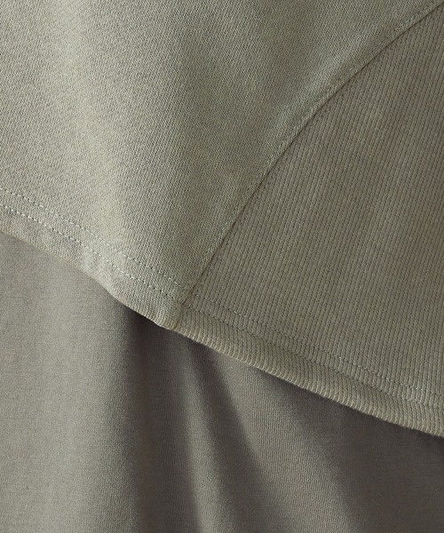 COMME CA ISM（コムサイズム）の「【WEB限定】 レイヤード風パーカ（パーカー・レディース・グレー/ブラック/カーキ・FREE）」の17枚目の写真