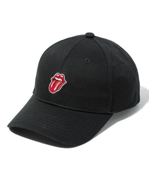RAWLIFE(ロウライフ)の「BACK SPIN!/バックスピン!/【TheRollingStones】MINI LOGO CAP(キャップ・メンズ・ブラック・FREE)」の1枚目の写真