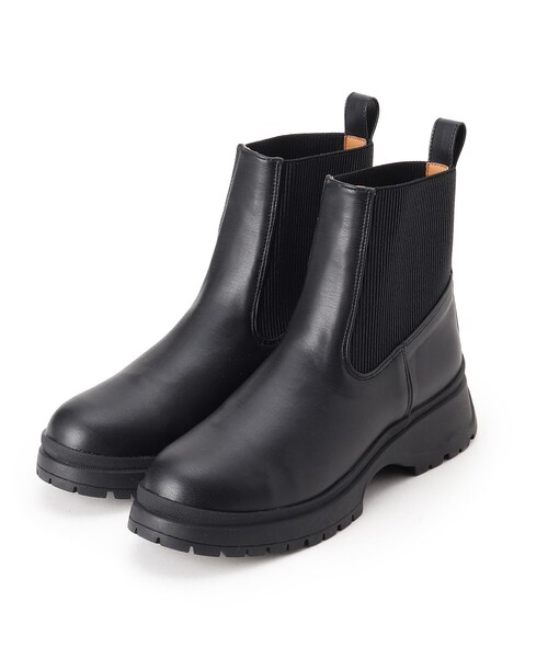 SHOO・LA・RUE（シューラルー）の「◆厚底サイドゴアブーツ（ブーツ・レディース・ブラック/ナチュラル/ブラウン系その他・35/45）」の6枚目の写真