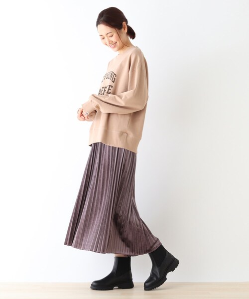 SHOO・LA・RUE（シューラルー）の「◆厚底サイドゴアブーツ（ブーツ・レディース・ブラック/ナチュラル/ブラウン系その他・35/45）」の10枚目の写真