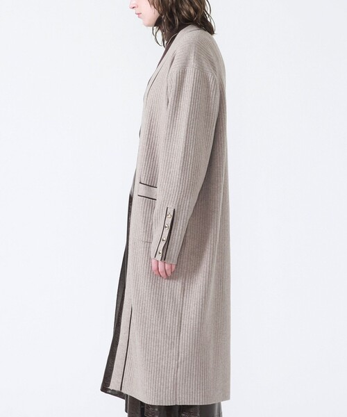 LOVELESS（ラブレス）の「ラインロングカーディガン（カーディガン/ボレロ・レディース・ベージュ系その他/ブラック・36）」の12枚目の写真