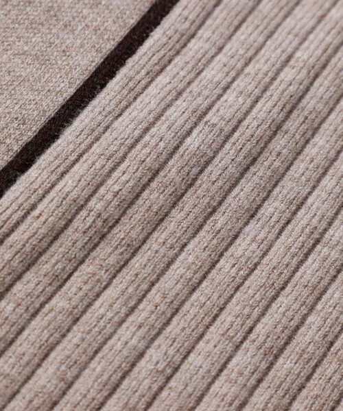 LOVELESS（ラブレス）の「ラインロングカーディガン（カーディガン/ボレロ・レディース・ベージュ系その他/ブラック・36）」の11枚目の写真