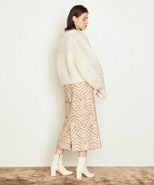 AEWEN MATOPH（イウエン マトフ）の「＜AEWEN MATOPH（イウエン マトフ）＞MHR/W ケーブル ボリュームスリーブ ニット（ニット/セーター・レディース・ベージュ/オフホワイト/クリーム・FREE）」の9枚目の写真