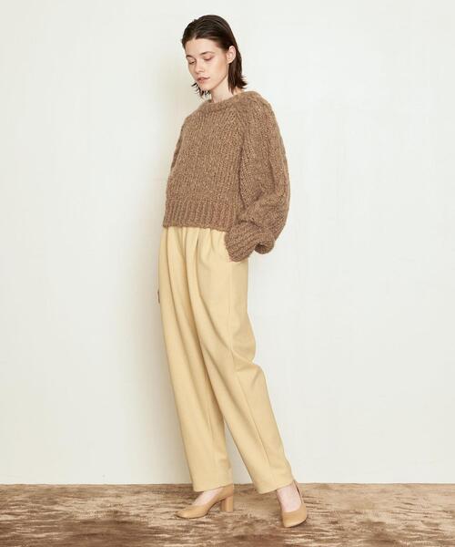 AEWEN MATOPH（イウエン マトフ）の「＜AEWEN MATOPH（イウエン マトフ）＞MHR/W ケーブル ボリュームスリーブ ニット（ニット/セーター・レディース・ベージュ/オフホワイト/クリーム・FREE）」の13枚目の写真