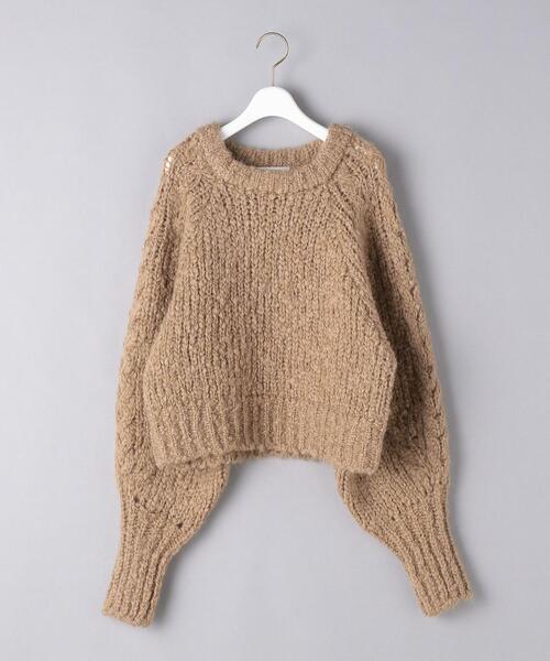 AEWEN MATOPH（イウエン マトフ）の「＜AEWEN MATOPH（イウエン マトフ）＞MHR/W ケーブル ボリュームスリーブ ニット（ニット/セーター・レディース・ベージュ/オフホワイト/クリーム・FREE）」の11枚目の写真