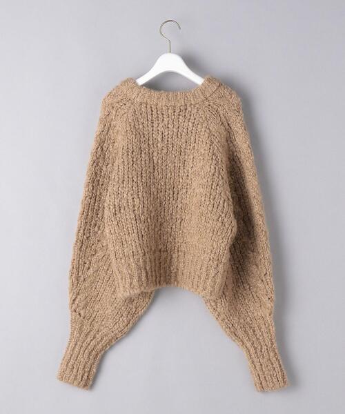 AEWEN MATOPH（イウエン マトフ）の「＜AEWEN MATOPH（イウエン マトフ）＞MHR/W ケーブル ボリュームスリーブ ニット（ニット/セーター・レディース・ベージュ/オフホワイト/クリーム・FREE）」の6枚目の写真