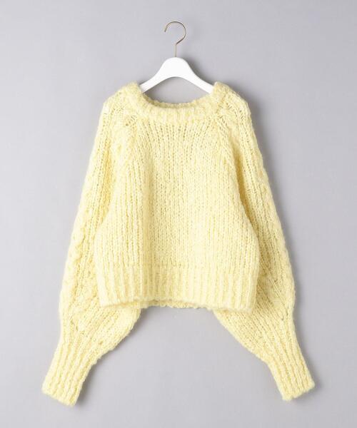 AEWEN MATOPH（イウエン マトフ）の「＜AEWEN MATOPH（イウエン マトフ）＞MHR/W ケーブル ボリュームスリーブ ニット（ニット/セーター・レディース・ベージュ/オフホワイト/クリーム・FREE）」の12枚目の写真