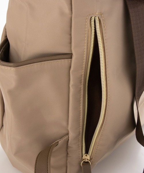 LUGG NAGG(ラグナグ)の「【adottona/アダット】超軽量・撥水機能付きポケットリュック(バックパック/リュック・レディース・ベージュ/ブラウン/ブラック・FREE)」の19枚目の写真