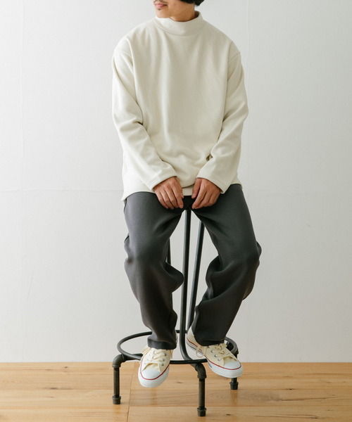 ITEMS URBANRESEARCH（アイテムズ アーバンリサーチ）の「ハイネックリブカットソー（Tシャツ/カットソー・メンズ・ブラック/オフホワイト/ベージュ・MEDIUM/LARGE）」の11枚目の写真