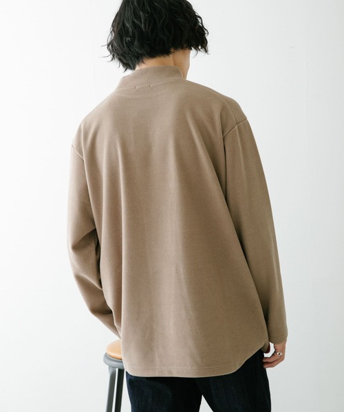 ITEMS URBANRESEARCH（アイテムズ アーバンリサーチ）の「ハイネックリブカットソー（Tシャツ/カットソー・メンズ・ブラック/オフホワイト/ベージュ・MEDIUM/LARGE）」の16枚目の写真