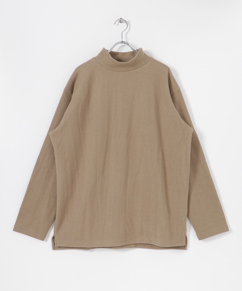 ITEMS URBANRESEARCH（アイテムズ アーバンリサーチ）の「ハイネックリブカットソー（Tシャツ/カットソー・メンズ・ブラック/オフホワイト/ベージュ・MEDIUM/LARGE）」の22枚目の写真